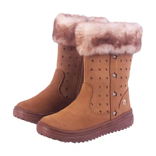 Botas Niña Café Talla 35 Pillin