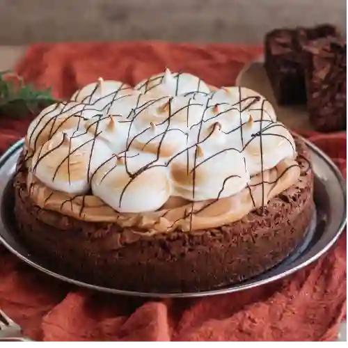 Pie Brownie Manjar Merengue