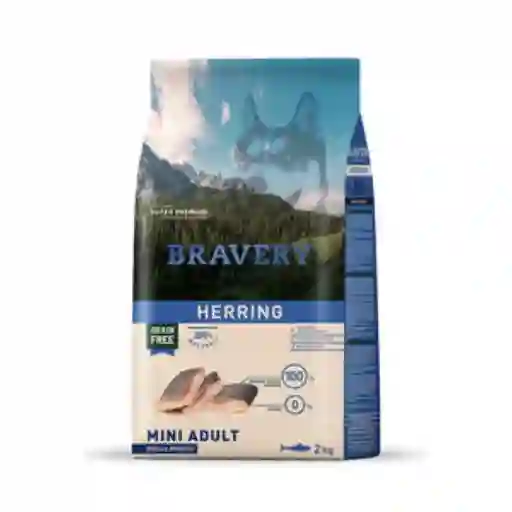 Bravery Alimento Perro Natural Adulto Raza Pequeñas de Arenque