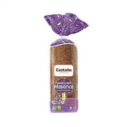 Castaño Pan Molde Linaza Chía Prebiótico