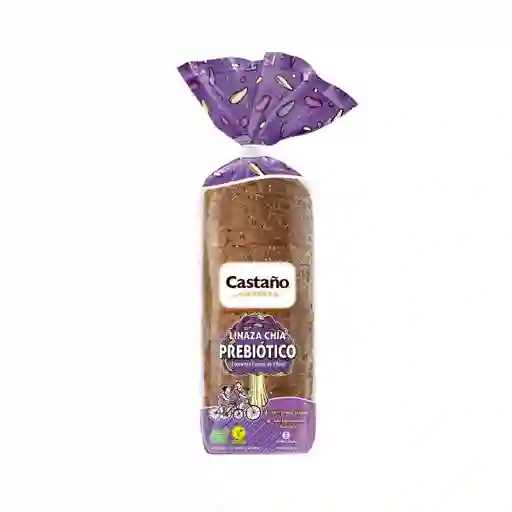Castaño Pan Molde Linaza Chía Prebiótico