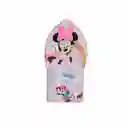 Minnie Toalla Capucha Lazo Rosa Bambino