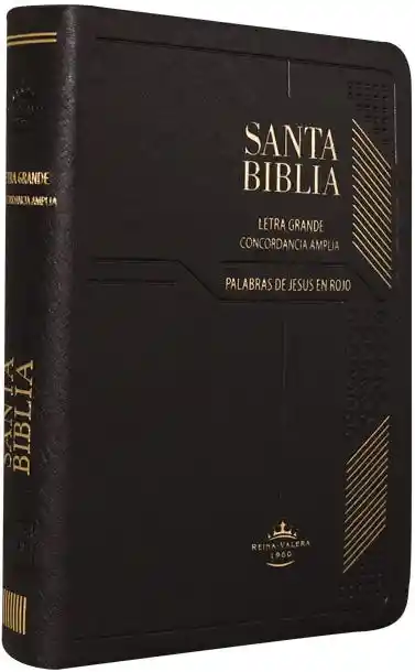 Biblia Rvro 52 Marron Perlado Letra Grande Concordancia Amplia