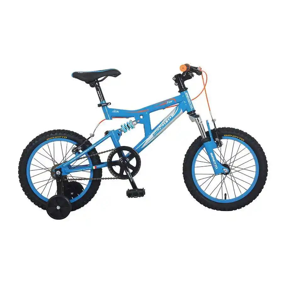 Bicicleta Benotto Sniper Niño Azul R16 1v 1 U