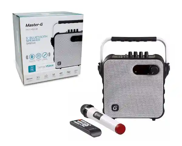 Master-G Parlante Karaoke Con Bluetooth y Radio Fm