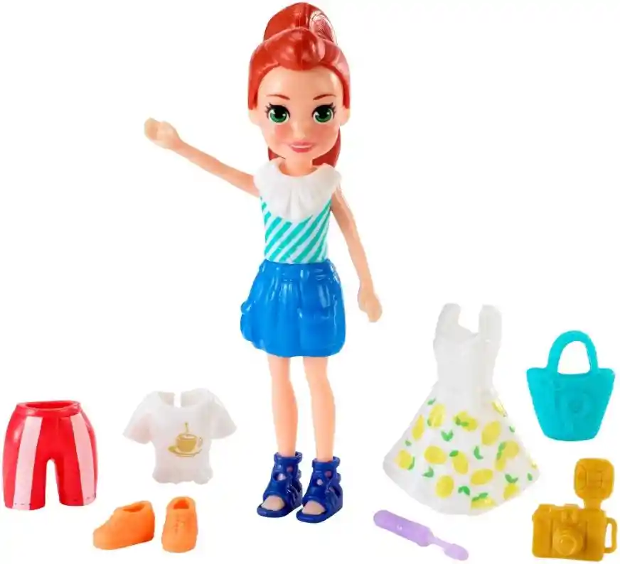 Polly Pocket Muñeca Pack de Moda