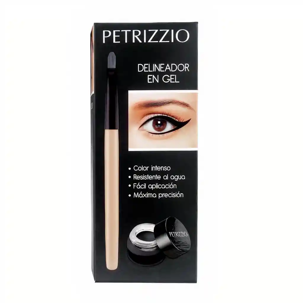 Petrizzio Delineador de Ojos en Gel Negro 01