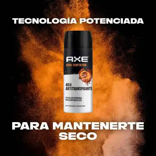 Axe Antitranspirante Dark Temptation en Spray