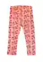 Leggins Kids Rapport Arctic 305 Niña Coral Talla 4 Años Ficcus