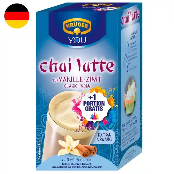 Té Chai Latte Krger Clasic India Jumbo Impo