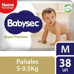 Babysec Pañal Súper Premium M