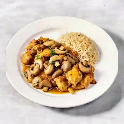 Colacion Pollo con Champiñones