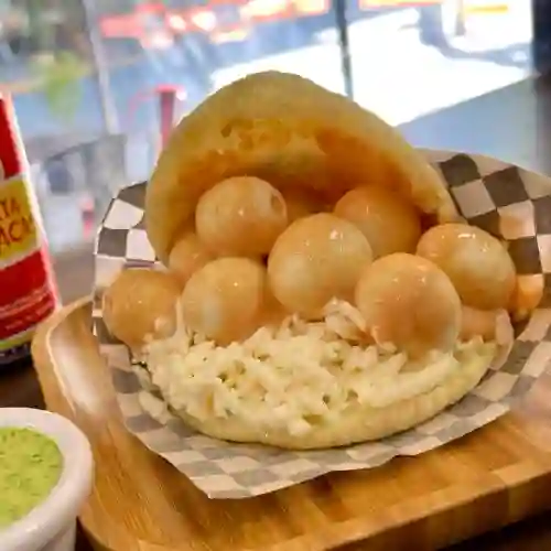 Arepa de Huevo de Codorniz
