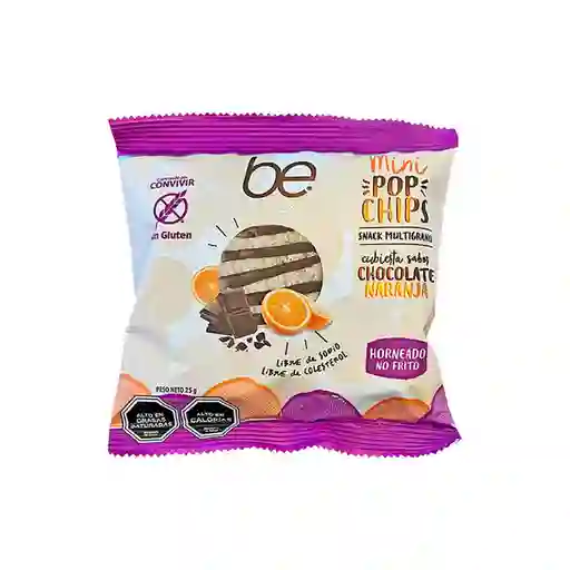 Snack Mini Pop Chips Chocolate Naranja