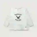 Polera Vuelo en el Ruedo de Niña Off White Talla 2A Opaline