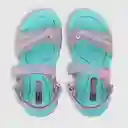 Sandalias Outdoor Doble Ajuste de Niña Gris Talla 33 Colloky