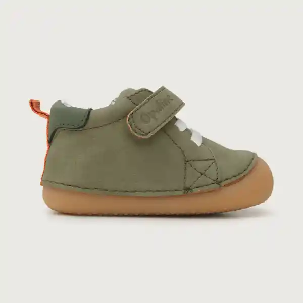 Zapatillas Velcro Elastico de Bebé Niño Verde Talla 18 Opaline