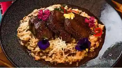 Medallón en Funghi Porcini