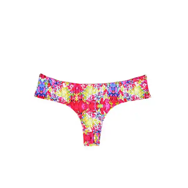 Bikini Calzón Culote Tanga Estampado Rojo Talla M Samia