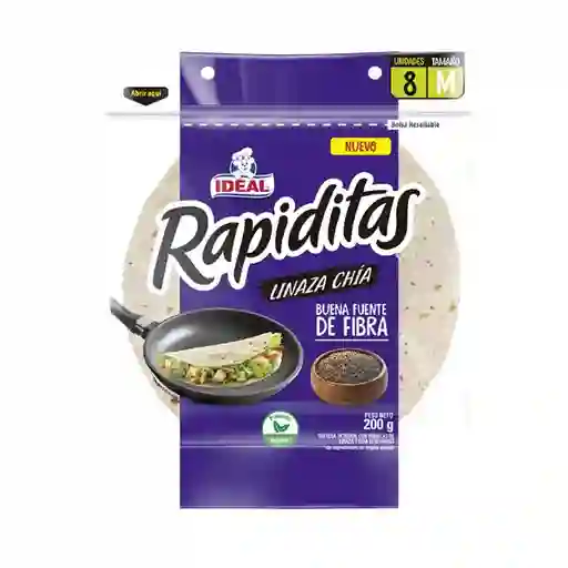 Ideal Tortilla Rapidita Linaza Chía