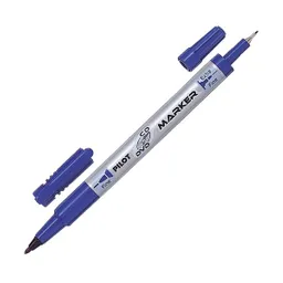 Pilot Marcador cd + Dvd Doble Azul