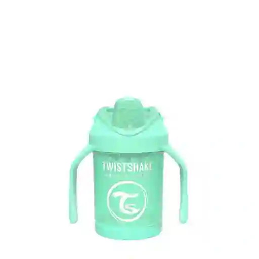 Twistshake Vaso Mini Cup 4+M Verde Pastel Capacidad 230 mL