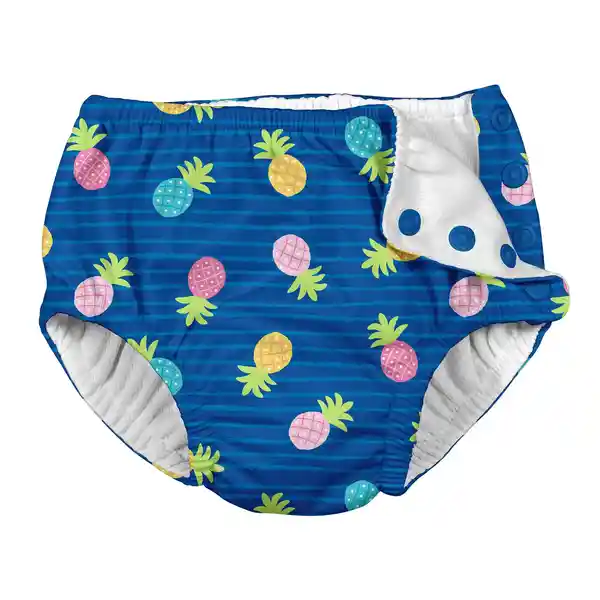 Pañal de Agua Reutilizable Iplay Piña Azul - Azul/Piña 3-6 Meses