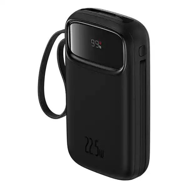 Baseus Batería Powerbank Qpow2 Pantalla Cables Tipo-C 10.000mAh