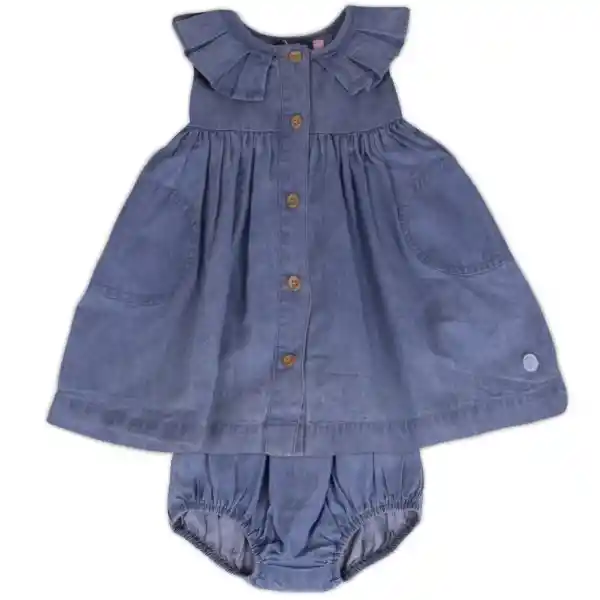 Vestido Con Calzón Bebé Niña Talla 24 M Pvy723-23Cel Pillín