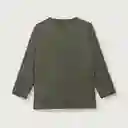 Polera Bloques de Niño Verde Talla 9M Opaline