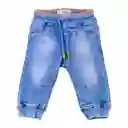 Jogger Bebé Unisex Denim Talla 18 M Pillin