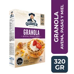 Quaker Granola Miel Pasas 32 g