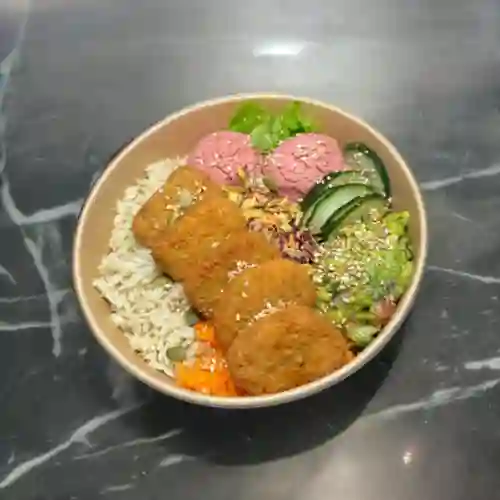 Bowl de Not Nuggets Vegana