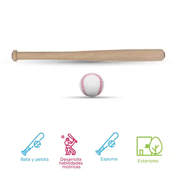 Set de Baseball Con Bate y Pelota Miniso