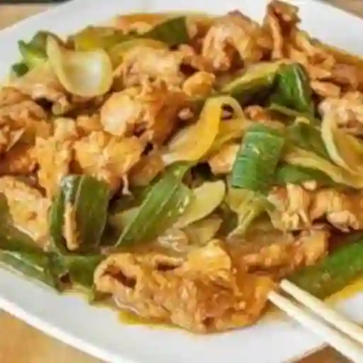 Pollo con champignon