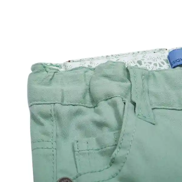 Pantalón Bebe Niña Verde Pillin 3 M