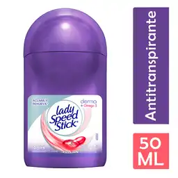 Desodorante Roll on Lady Speed Stick Derma 50 mL