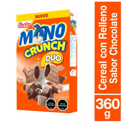 Mono Crunch Cereal Dúo con Relleno Sabor a Chocolate