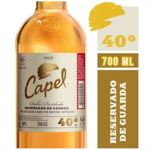 Capel Pisco Reservado de Guarda 40°