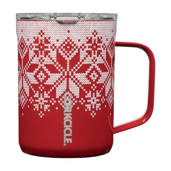 Tazón Térmico Mug Fairisle Red 475 mL