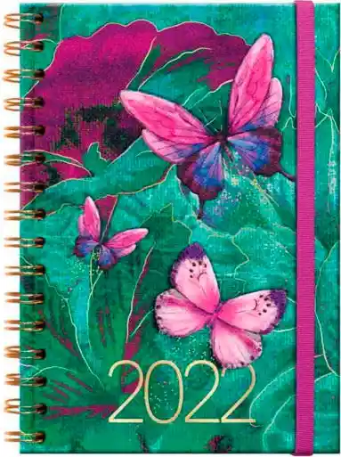 Agenda 2022 Butterfly Book Espiral