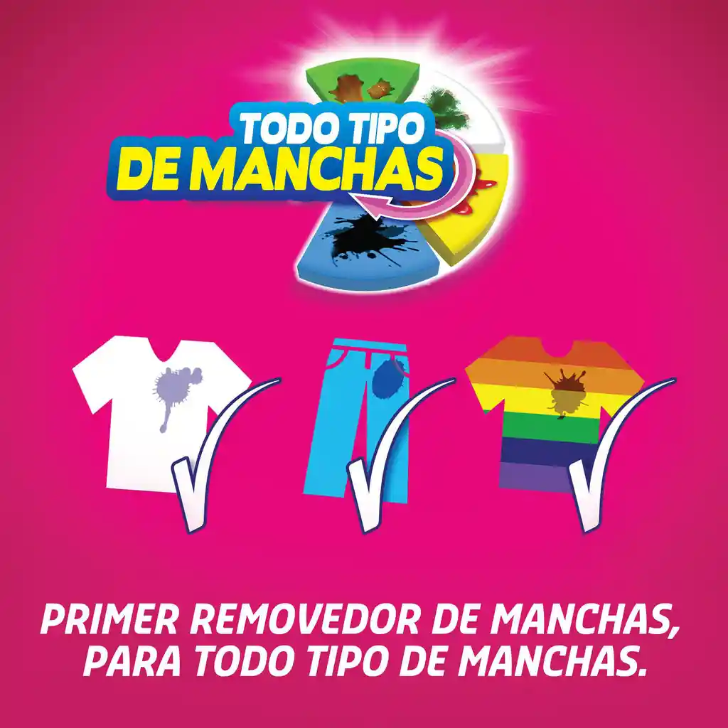 Vanish Quitamanchas Polvo Rosa + Blanco 450gr x2