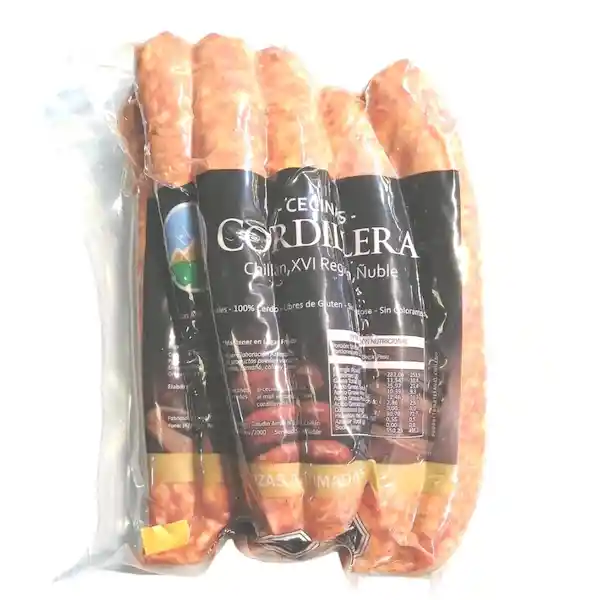 Cecinas Cordillera Longanizas de Chillán Cordillera