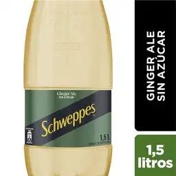 Schweppes Ginger Ale Sin Azúcar 1.5 L