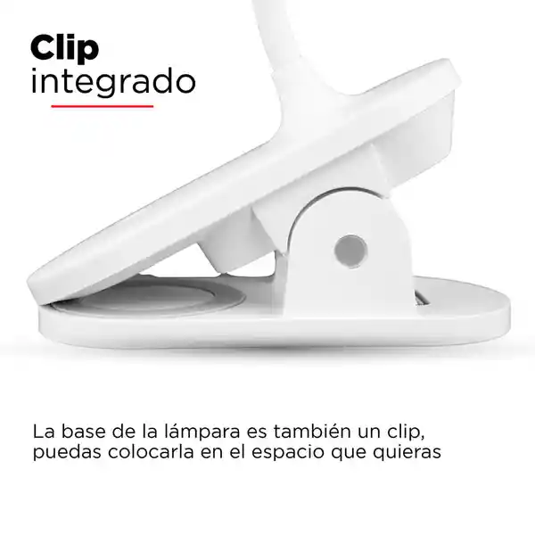 Miniso Lampara de Escritorio de Clip 1200 Mah