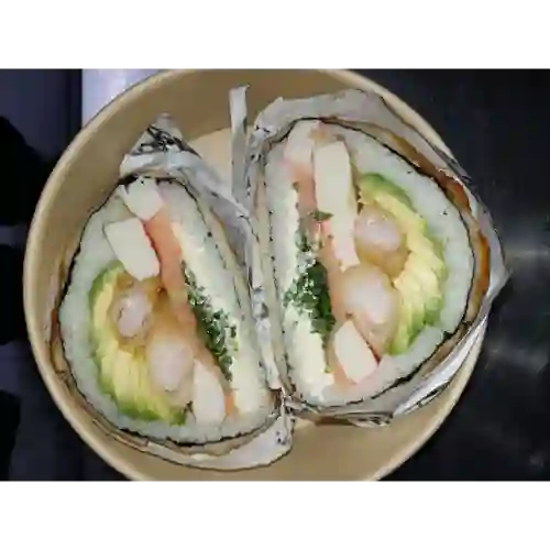 Sushi Burger Salmon, Camaron, Kanikama