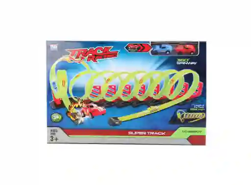 Tld Pista Racers Con Vehiculo Pull Back