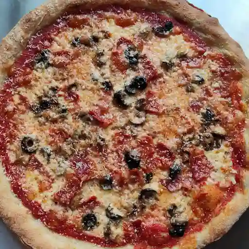 Funghi bacon mediana 32cm.