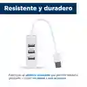 Adaptador USB de 4 Puertos Blanco Miniso