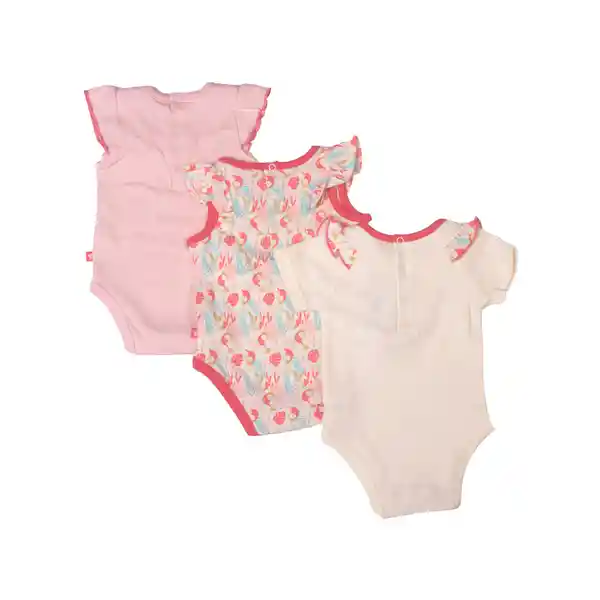 Set 3 Pzas Body Niña Multicolor Pillin 9 M